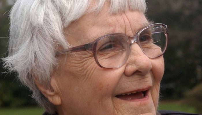 A escritora Harper Lee em um evento na Universidade do Alabama em 2006
             -       
        Dana Mixer/The New York Times