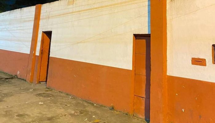 Fachada da quadra da escola de samba Unidos da Vila Kennedy, na avenida Brasil
             -       
        Reprodução/Unidos da Vila Kennedy no Instagram