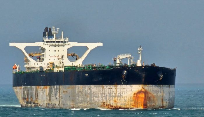 O petroleiro Bella-1, renomeado Marinera sob bandeira russa, que foi abordado pelos EUA
             -       
        Hakon Rimmereid - 18.mar.2025/Reuters