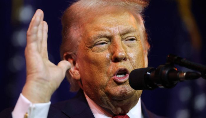 Donald Trump, presidente dos EUA, em discurso na terça (6)

             -       
        Alex Wong - 6.jan.26/Getty Images via AFP