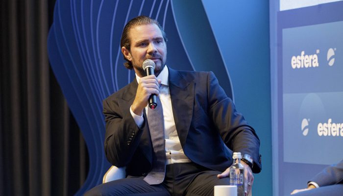 Daniel Vorcaro, dono do Banco Master, durante seminário do Esfera Brasil
             -       
        Rubens Cavallari - 22.abr.24/Folhapress