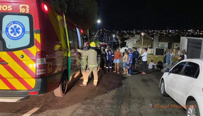 Acidente envolve 4 carros e deixa grávida de 22 anos ferida em Apucarana