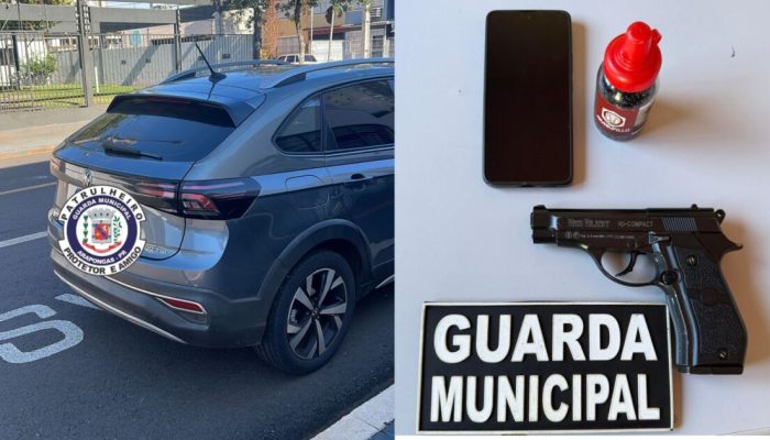 Suspeito de ameaçar mulher com arma é abordado pela polícia em Arapongas