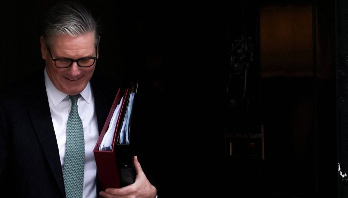 O primeiro-ministro do Reino Unido, Keir Starmer
             -       
        Toby Melville - 11.fev.26/Reuters