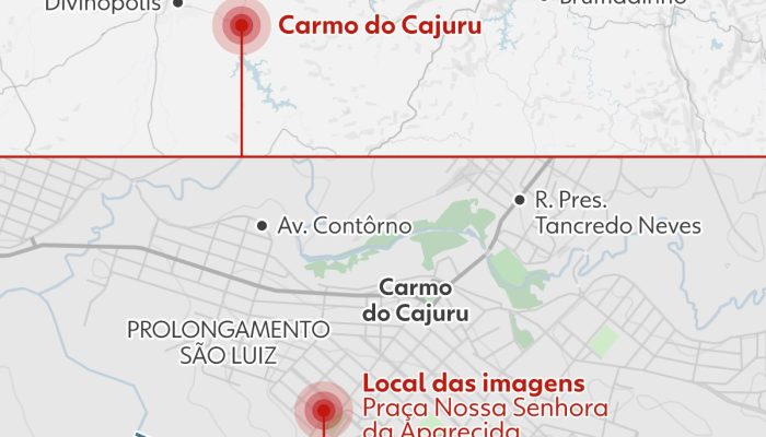1 de 6Antes e depois da remoção da pintura em Carmo do Cajuru — Foto: Redes Sociais/Reprodução