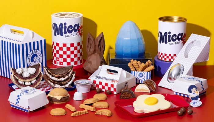 Mica Chocolates lança ovos inspirados em fast food e collab com Patties