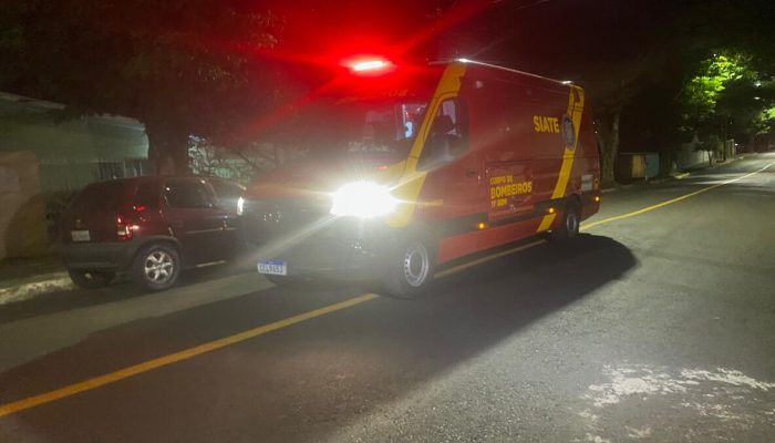 Motociclista fica ferido em acidente em Apucarana
