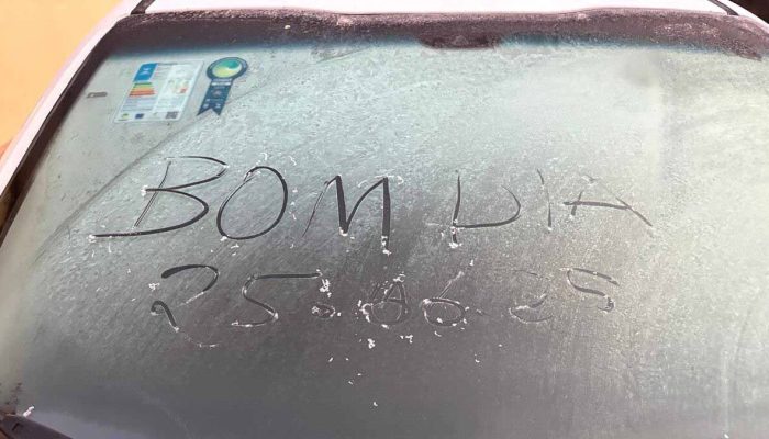Frio persiste e geada volta a atingir Ivaiporã e região