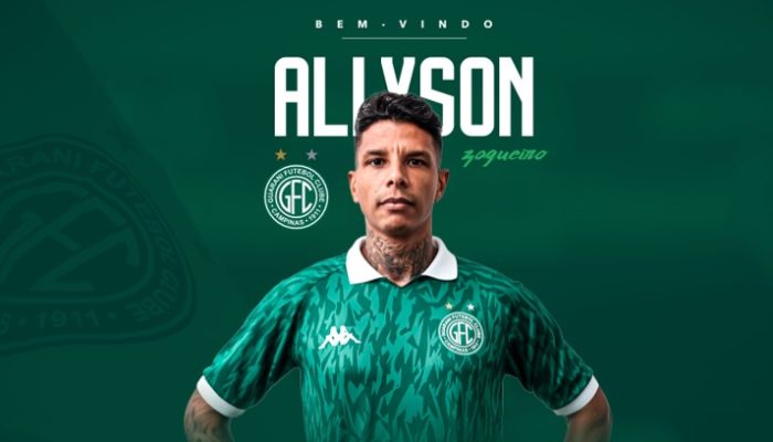 Guarani anuncia Allyson e Mirandinha e chega a nove contratações na janela