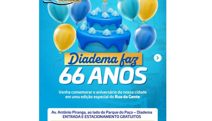 Três dias de muito rock, samba e forró celebram os 66 anos de Diadema