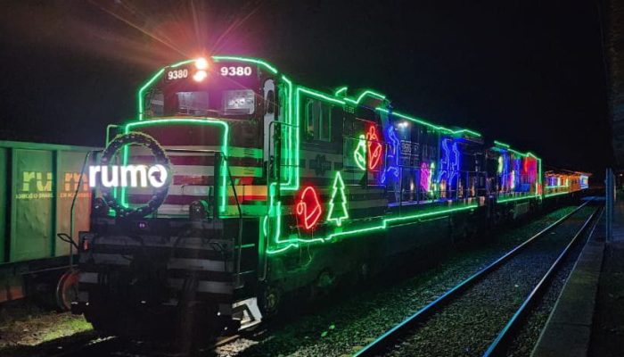 Natal: Trem Iluminado passará por Campinas no dia 20 de dezembro