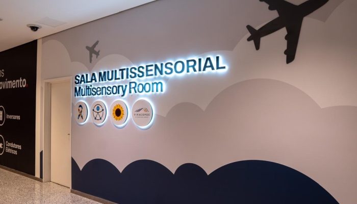 Aeroporto de Viracopos, em Campinas, inaugura Sala Multissensorial para acolhimento de pessoas neurodivergentes