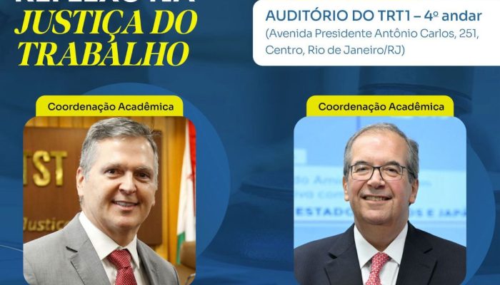TRT-1 sediará discussão sobre recuperação judicial
