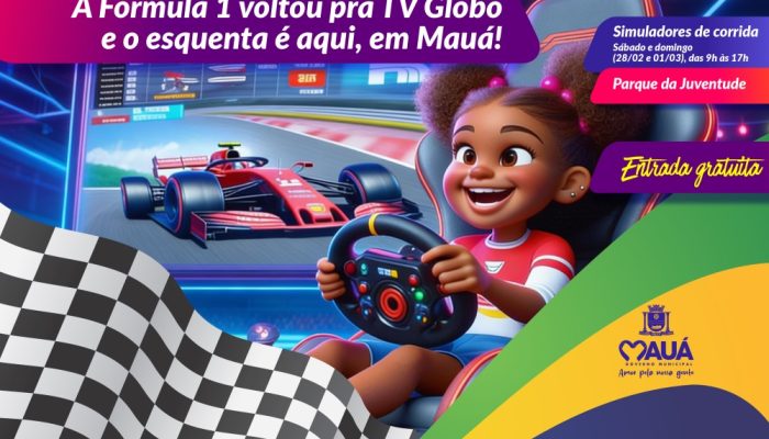 F1 chegando nas telas da TV Globo na cidade de Mauá