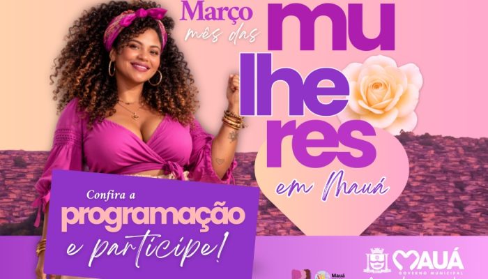 ‘Cultura vai para a periferia’, no Zaíra, na abertura das comemorações do mês da mulher em Mauá