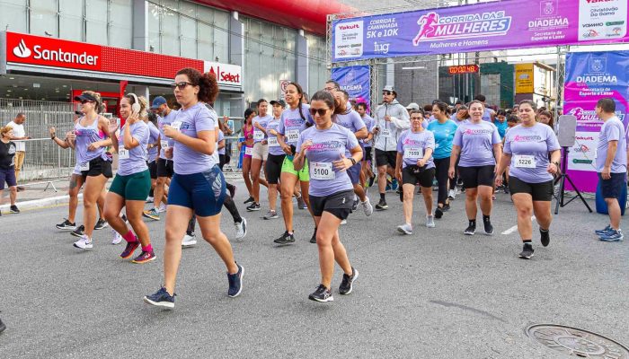 Diadema recebe 2ª Corrida Das Mulheres neste domingo (29/3)