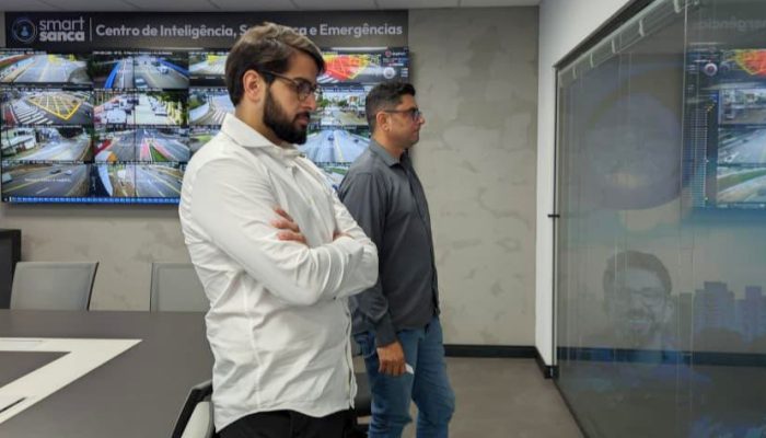 Smart Sanca recebe visita de representante do Governo do Pará e apresenta modelo de segurança integrada