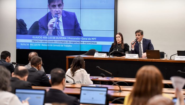 MPT defende redução da jornada de trabalho em audiências públicas