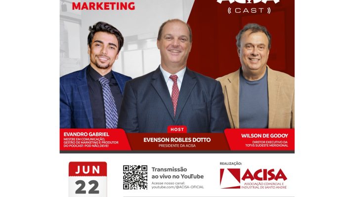 Tecnologia e marketing ganham destaque em novo episódio do ACISA Cast