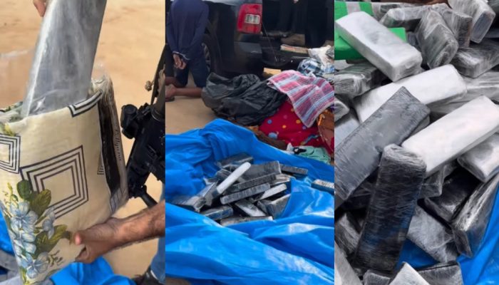 1 de 2Mais de 100 kg de drogas são apreendidas com dois homens no Sertão da Paraíba — Foto: Reprodução/Polícia Civil