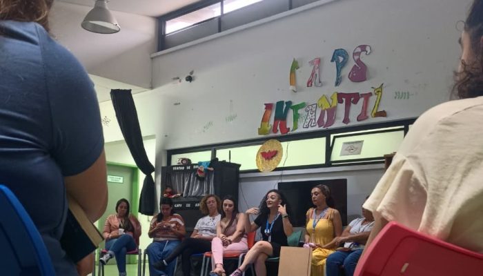 Em São Bernardo, CAPS AD Infantojuvenil promove ação de combate à violência contra as mulheres