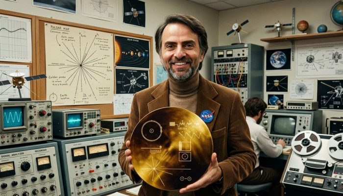 Em 1977 Carl Sagan colocou um disco de ouro na sonda Voyager criado para que qualquer civilização que o encontre saiba há quanto tempo ele está viajando e ele pode durar até um bilhão de anos