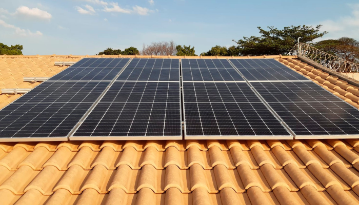 1 de 1Instalação residencial com energia fotovoltaica — Foto: Energy Brasil Solar/Divulgação