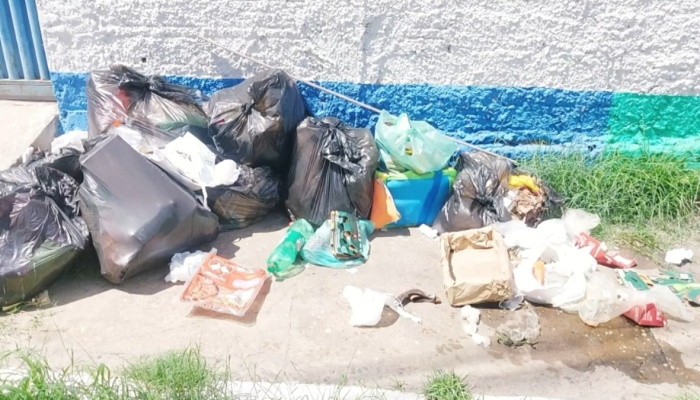 1 de 1Coleta de lixo: moradores denunciam suspensão do serviço há mais de uma semana em bairros de Teresina — Foto: Reprodução/TV Clube