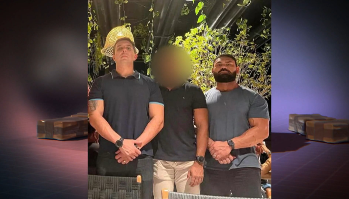 1 de 3Braz Morroni e Everton Aires — Foto: Reprodução/TV Globo