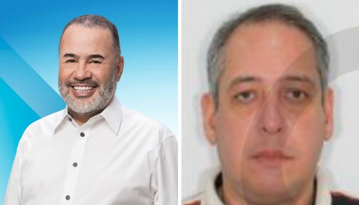1 de 1Da esquerda para direita: Carlos Augusto Cesar, vice-presidente de Hortolândia; e André Gonçalves Mariano, líder da Life Educacional — Foto: Reprodução/Redes Sociais e Polícia Federal
