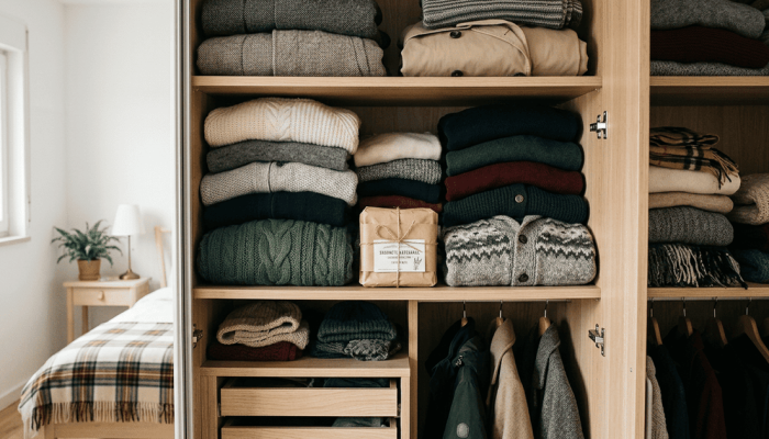 Nas casas das vovós o sabonete novo não ficava na pia mas sim dentro do guarda-roupa porque o aroma afasta a traça que fura a roupa de lã e deixa cheiro de guardado