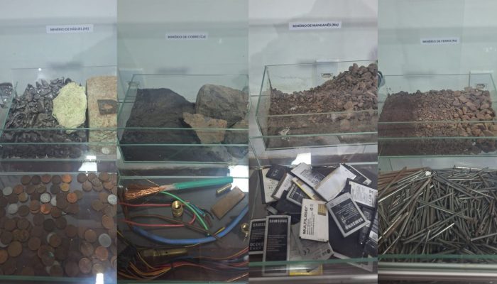 1 de 1Mineração: imagem mostra minerais e alguns de seus itens finais — Foto: Reprodução