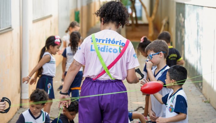 Prefeitura de São Caetano inicia nova fase do projeto Território Lúdico com brincadeiras tradicionais
