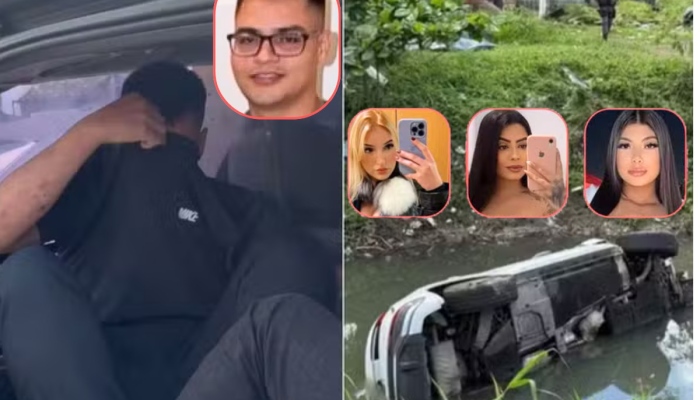 1 de 5Ruy Barboza Neto foi preso após causar um acidente que matou três mulheres em São Vicente. — Foto: Yasmin Braga/TV Tribuna, Redes sociais e Leandro Guedes/TV Tribuna