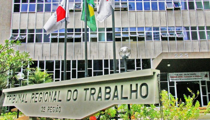 1 de 1Fachada Tribunal Regional do Trabalho Minas Gerais TRT MG 3ª Região — Foto: TRT-MG/Divulgação