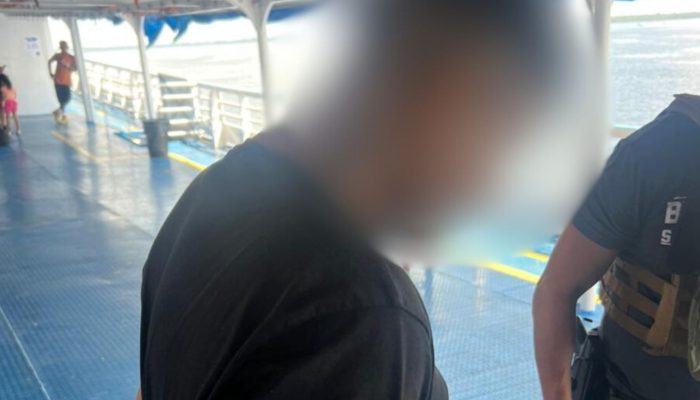 1 de 1Homem com extensa ficha criminal é preso em operação conjunta — Foto: GTA/Divulgação