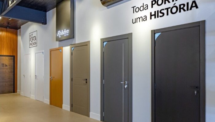 1 de 2A porta Rohden é uma inovação que chegou na Vilarejo com muita personalidade e qualidade — Foto: Divulgação
