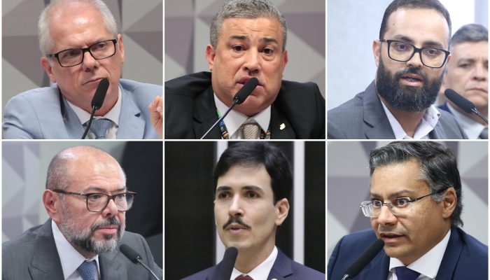 1 de 1Alessandro Stefanutto, Carlos Roberto Ferreira Lopes, Cícero Marcelino de Souza Santos, Ahmed Mohamad Oliveira Andrade, Euclydes Petersen e Virgílio Antônio de Oliveira Filho — Foto: Câmara dos Deputados