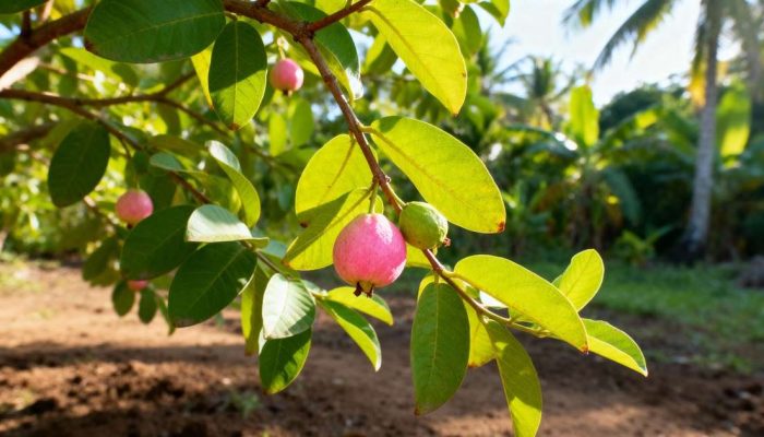 Produz frutos muito doces e floresce várias vezes por ano