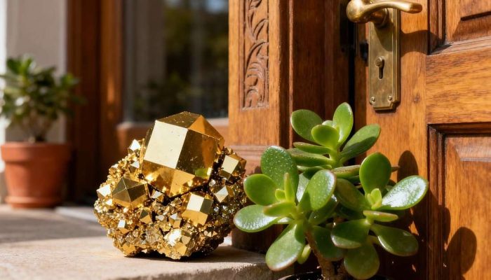 Para que serve colocar esta pedra na porta de casa segundo o Feng Shui