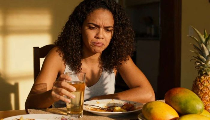 O erro que você comete depois de comer demais e piora tudo