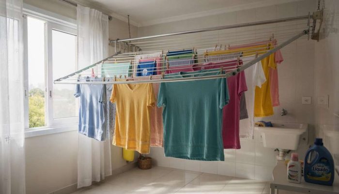 Esse truque na lavanderia faz a roupa secar na metade do tempo