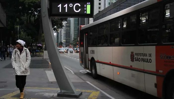 Nova frente fria chega ao Brasil com ventos fortes; veja como fica SP