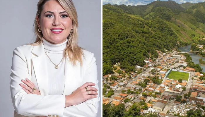 1 de 3Vice-prefeita de Ribeira (SP) foi denunciada pelo MP por suposto repasse de R$ 41 mil para 'casamento espiritual' — Foto: Redes Sociais