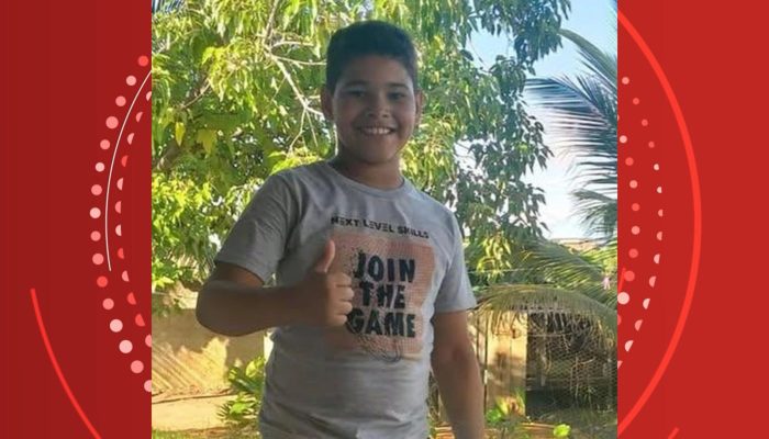 1 de 1Adolescente Pietro Bispo Racanelle, de 12 anos — Foto: Reprodução/Redes sociais