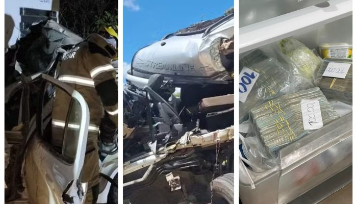1 de 8Acidentes graves na região e apreensão de dinheiro em geladeira estão entre os assuntos mais lidos — Foto: Montagem/g1