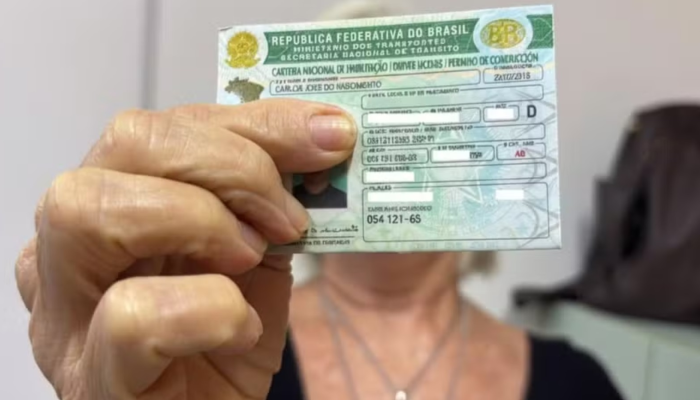1 de 1Carteira Nacional de Habilitação (CNH) — Foto: Detran/PI