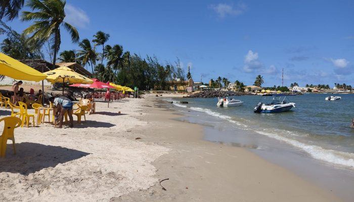 1 de 1Praia do Saco em Estância (SE). — Foto: Laudicéia Fernandes/Setur