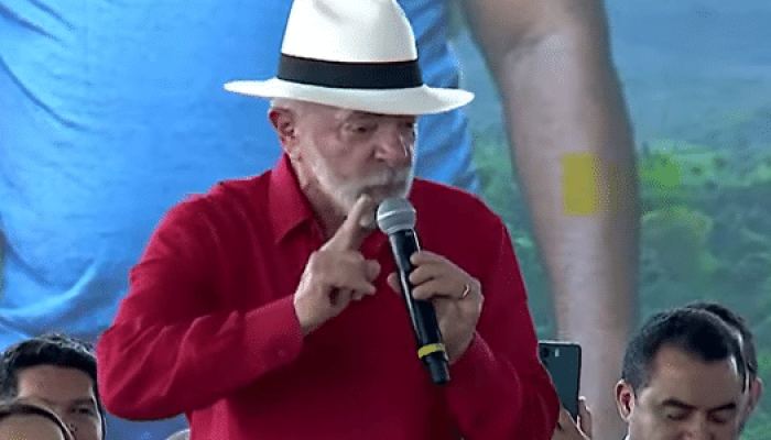 Lula fala em evento no Tocantins