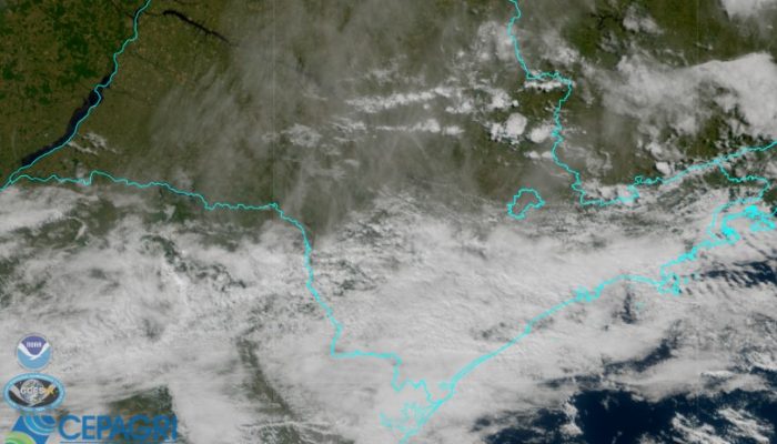 INMET alerta para risco de até 50mm de chuva e ventos intensos na RMC